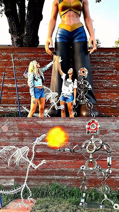 VindicatorJim's tweet card. Scrap Art brought to life with VEO3