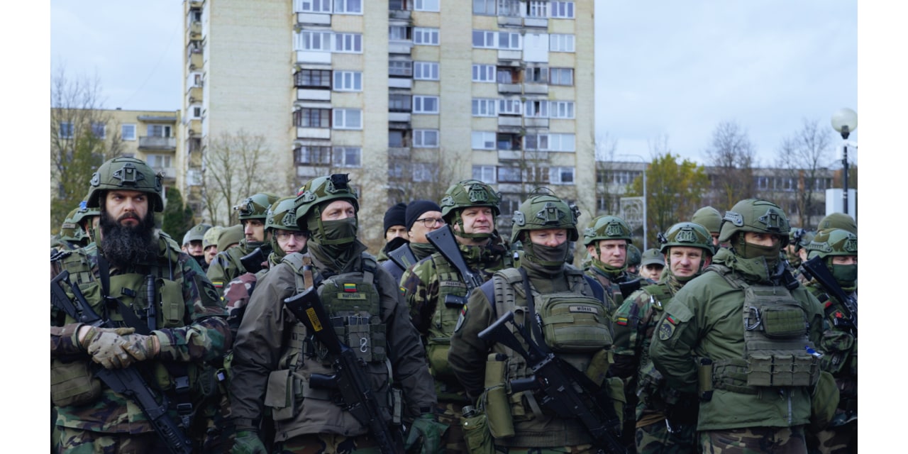 DrLiz16's tweet card. As sabotage and drone attacks mount across Europe, civilians in Lithuania are tooling up for a kinetic war.