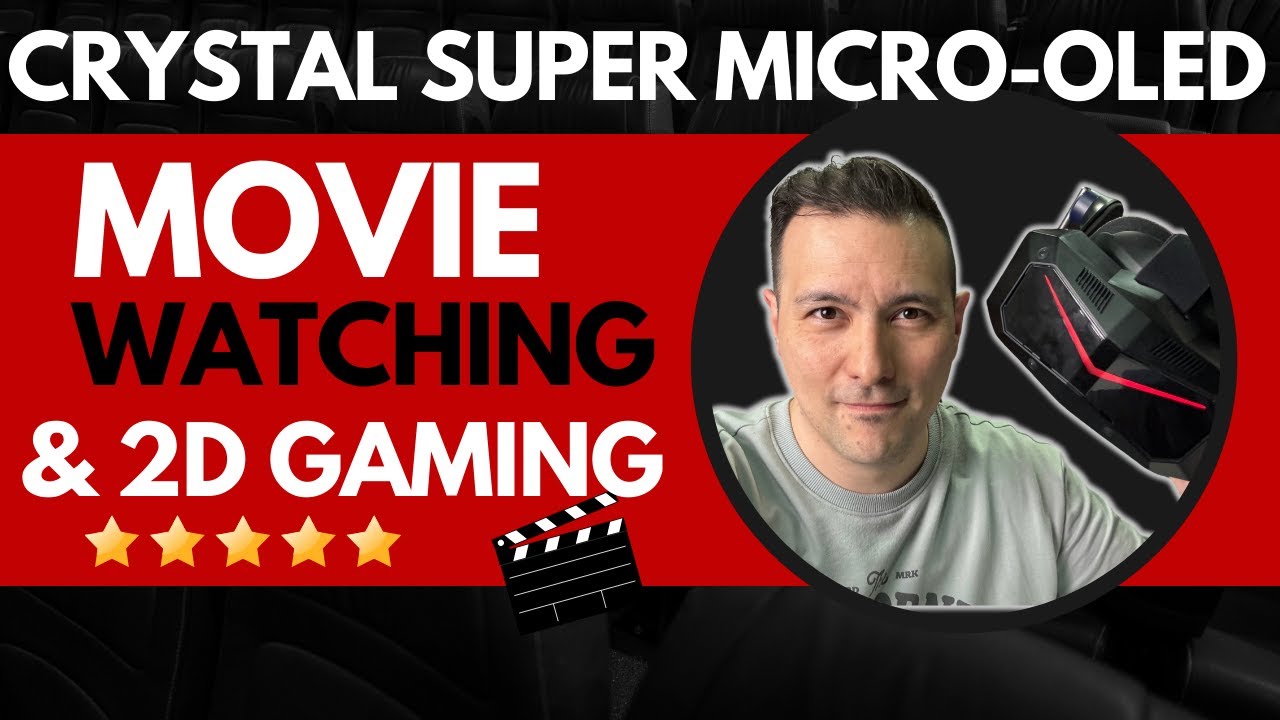 mixedrealityTV's tweet card. Forget Your Monitor? Super MicroOLED For Movies And 2D Gaming