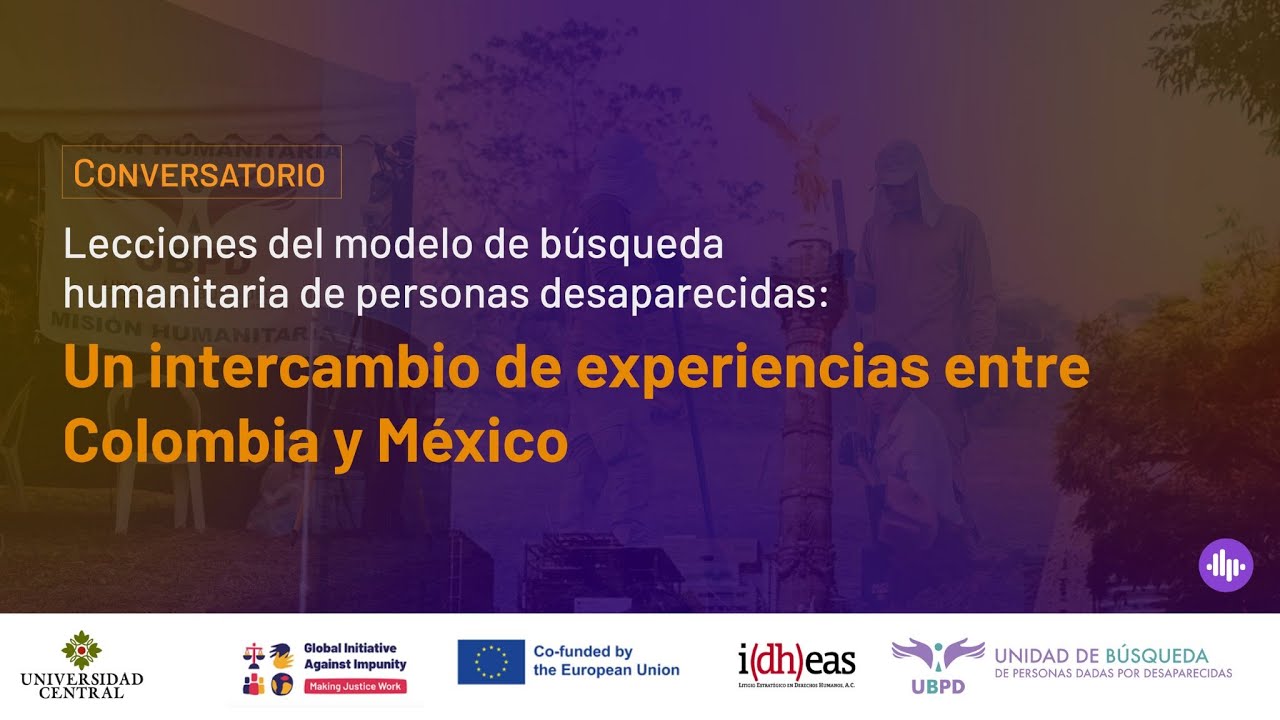 UBPDcolombia's tweet card. Lecciones de búsqueda humanitaria: intercambio entre Colombia y...