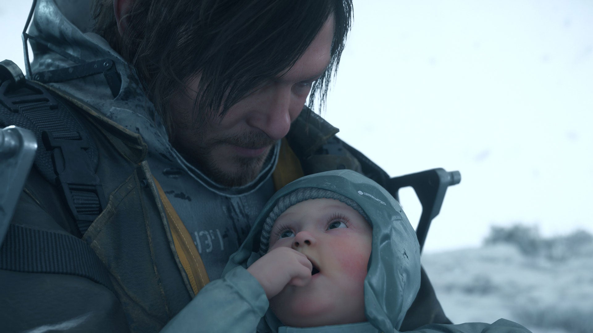 gamelab_hq's tweet card. Versão de Death Stranding 2 para PC aparece na ESRB, indicando que o anúncio oficial do jogo está próximo.