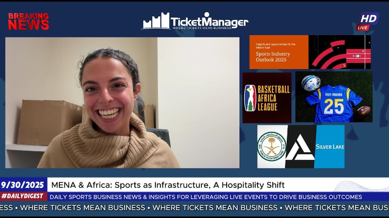 TicketManager's tweet card. #DailyDigest Sports Business News 9/30/2025