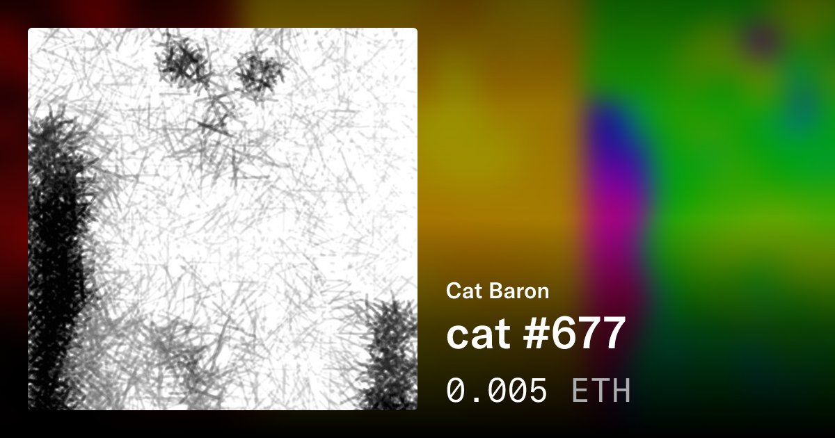 cry_aha's tweet card. Cat Barons portrait