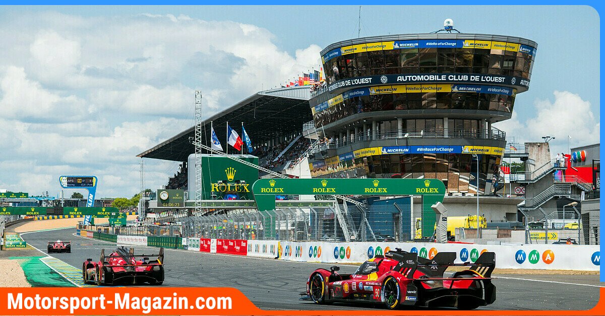 MSM_Online's tweet card. Disqualifikation nach den 24 Stunden von Le Mans. Ein Ferrari-Hypercar wird bei den Nachkontrollen mit einem illegalen Heckflügel erwischt - aber es handelt sich nicht um das Siegerauto.