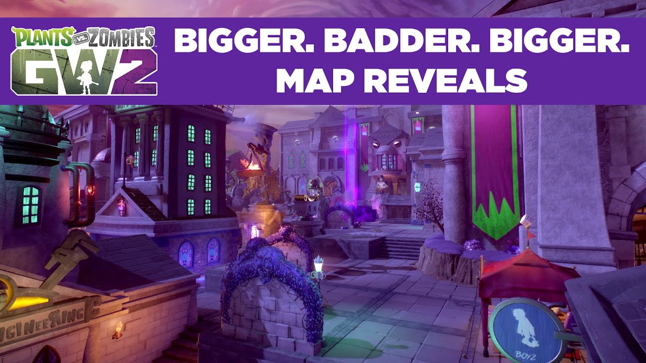 PlantsvsZombies's tweet card. Plants vs. Zombies Garden Warfare 2 | Bigger. Badder. Bigger Map...