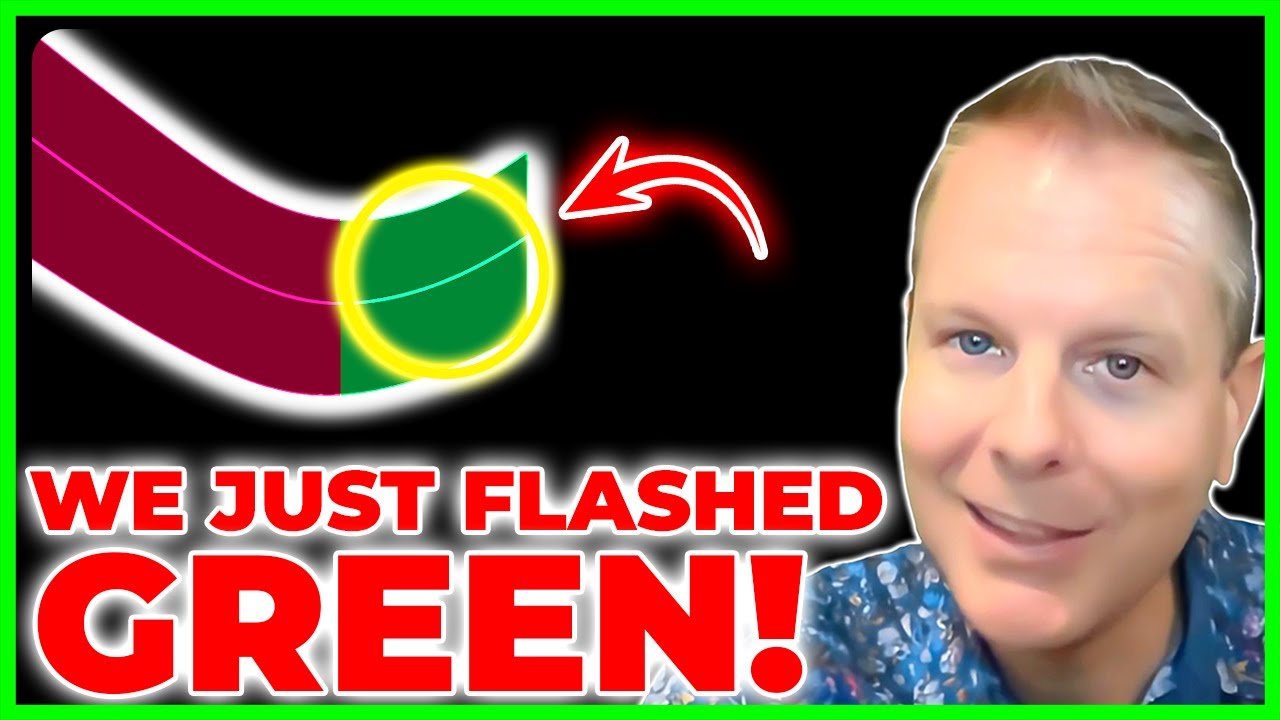 CryptoCrewU's tweet card. BREAKING: Gaussian Channel JUST FLASHED GREEN