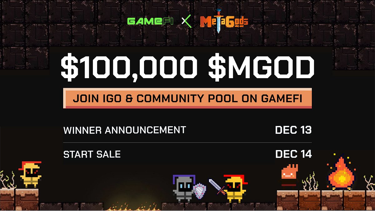 GameFi_Official's tweet card. Application time starts from 10:00 a.m UTC, December 8 to 07:00 a.m UTC, December 13