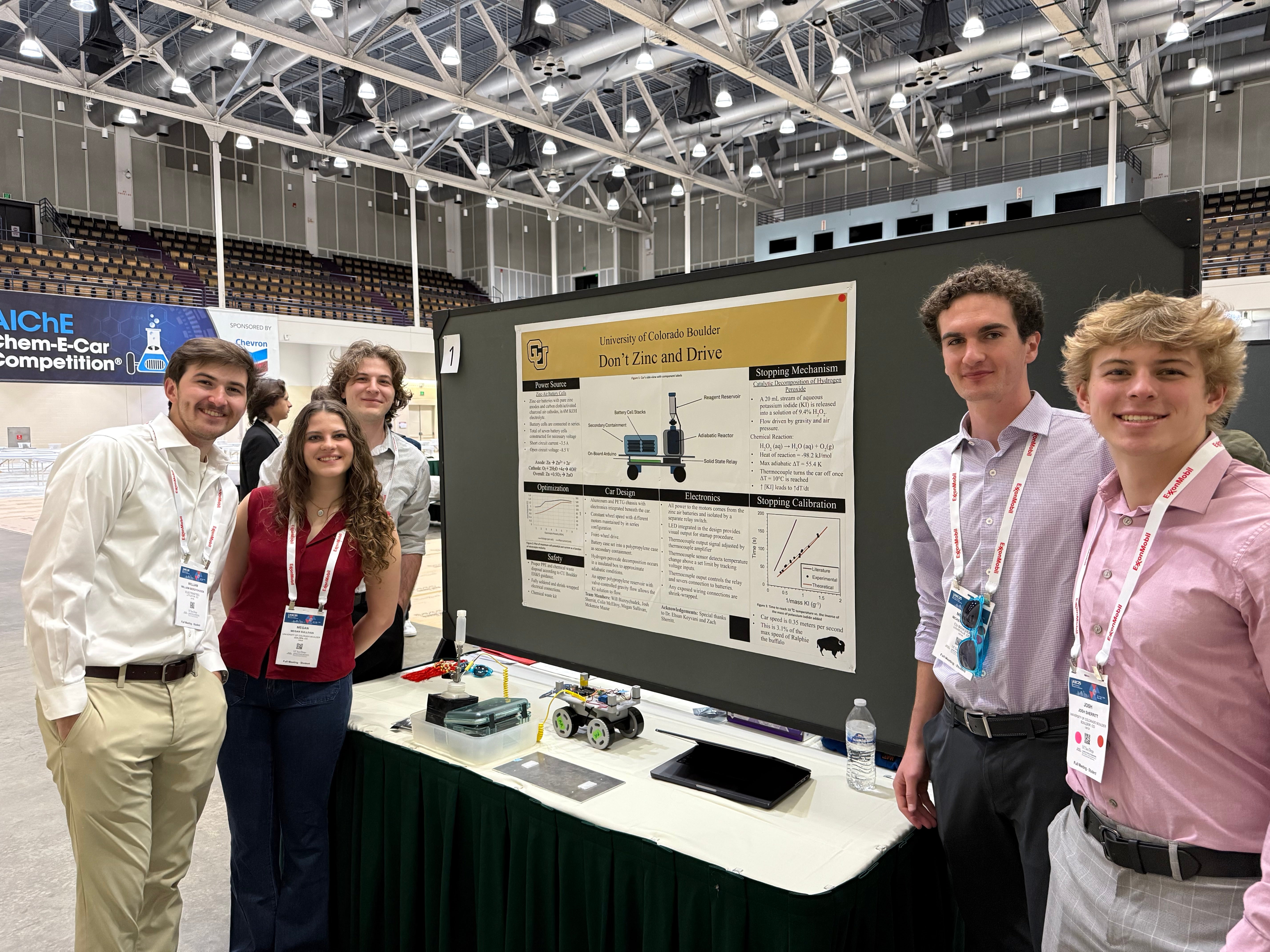 CUEngineering's tweet card. The win came at the American Institute of Chemical Engineers’ international Chem-E-Car competition in Boston, where CU Boulder’s poster stood out among 56