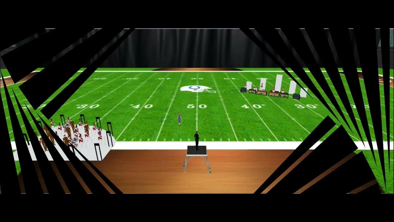 D3VisualDesigns's tweet card. Visual & Drill Design, Animation : 2008 Milton-Union H.S. Marching...