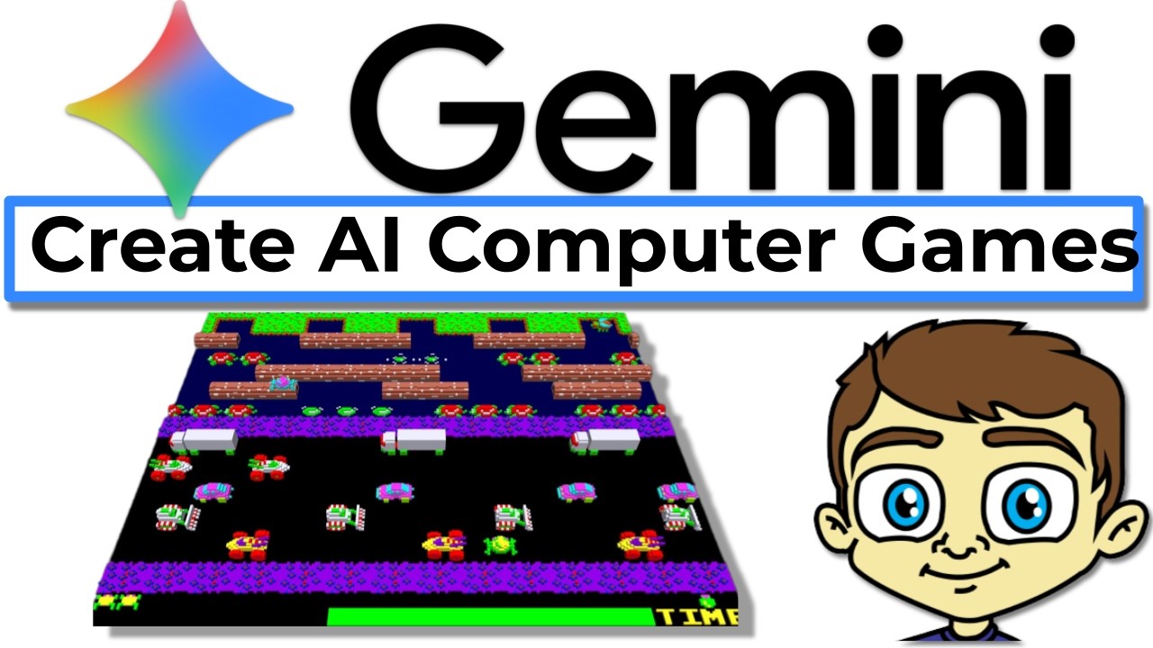 tech4educate's tweet card. Create AI Computer Games With Google Gemini
