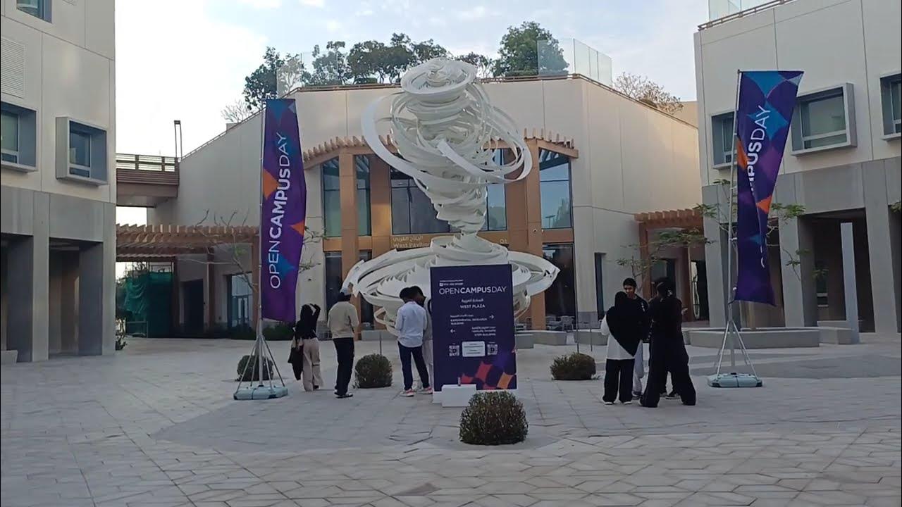 AmsaGuide's tweet card. V1- NYU - OPEN CAMPUS DAY 2025 جامعة نيويورك أبوظبي اليوم المفتوح