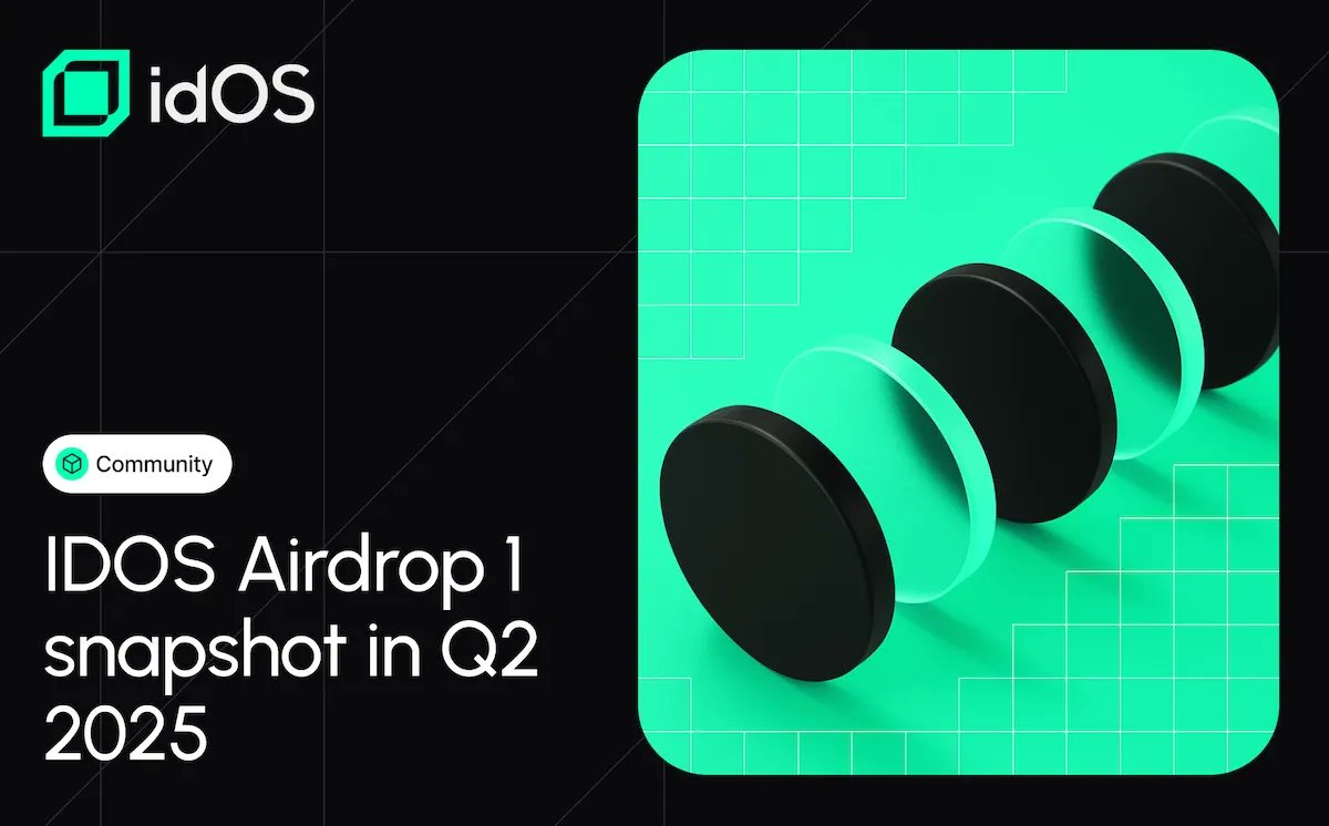 Fractal_ID's tweet card. The idOS Airdrop 1 snapshot for FCL holders is set for Q2 2025. Learn why the airdrop matters, who qualifies, and what’s next as idOS prepares for its Token Distribution Event and expands its...