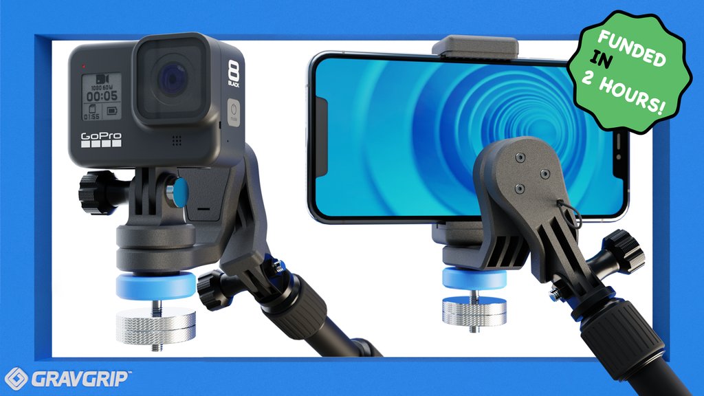 P_RemcodeVries's tweet card. Check out GravGrip | Battery Free Camera Stabilization on BackerKit!