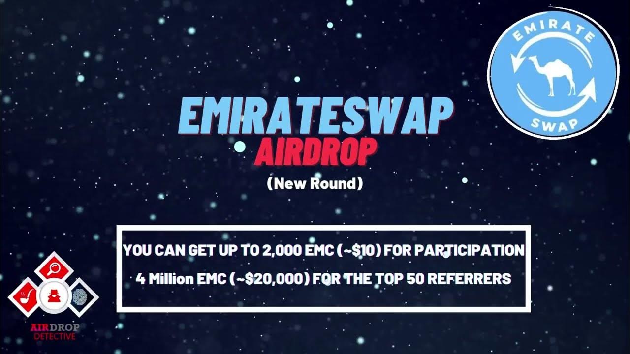 CommandoImran4's tweet card. 🕵🏻‍♂️ EmirateSwap Airdrop (New Round) | 🏆Airdrop Pool: 10 Million...