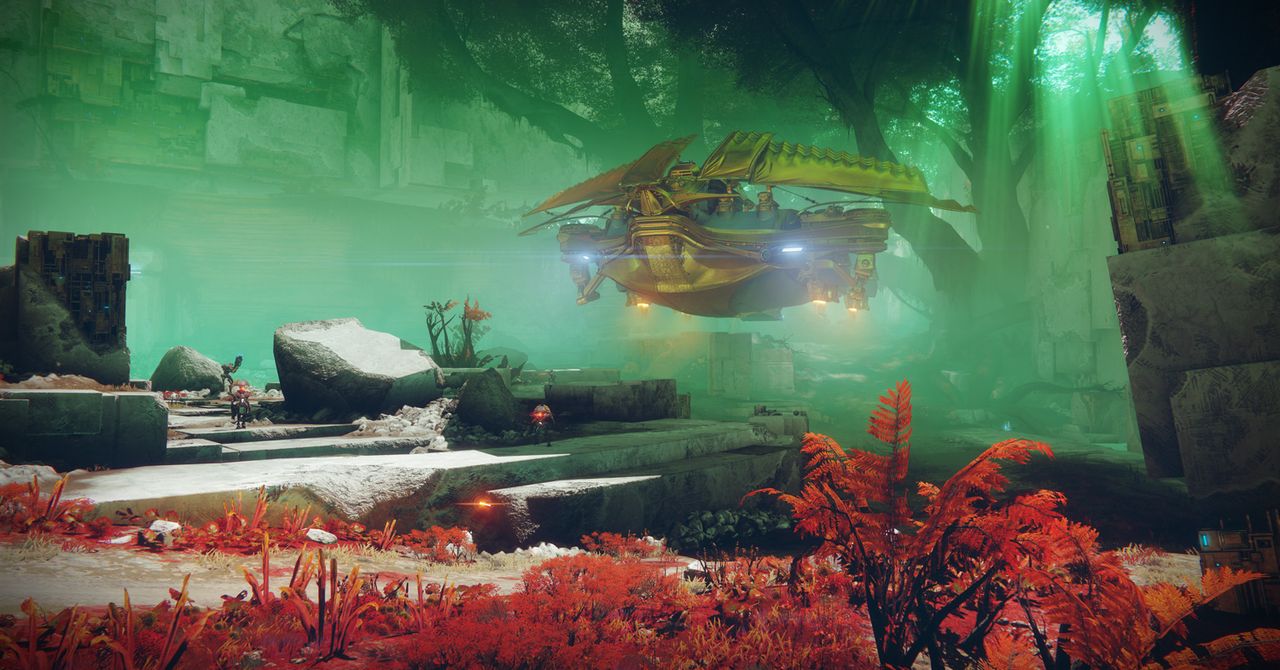 WIREDCulture's tweet card. The imitation of forward movement in games like 'Destiny 2' is catnip to a mind stuck in neutral.