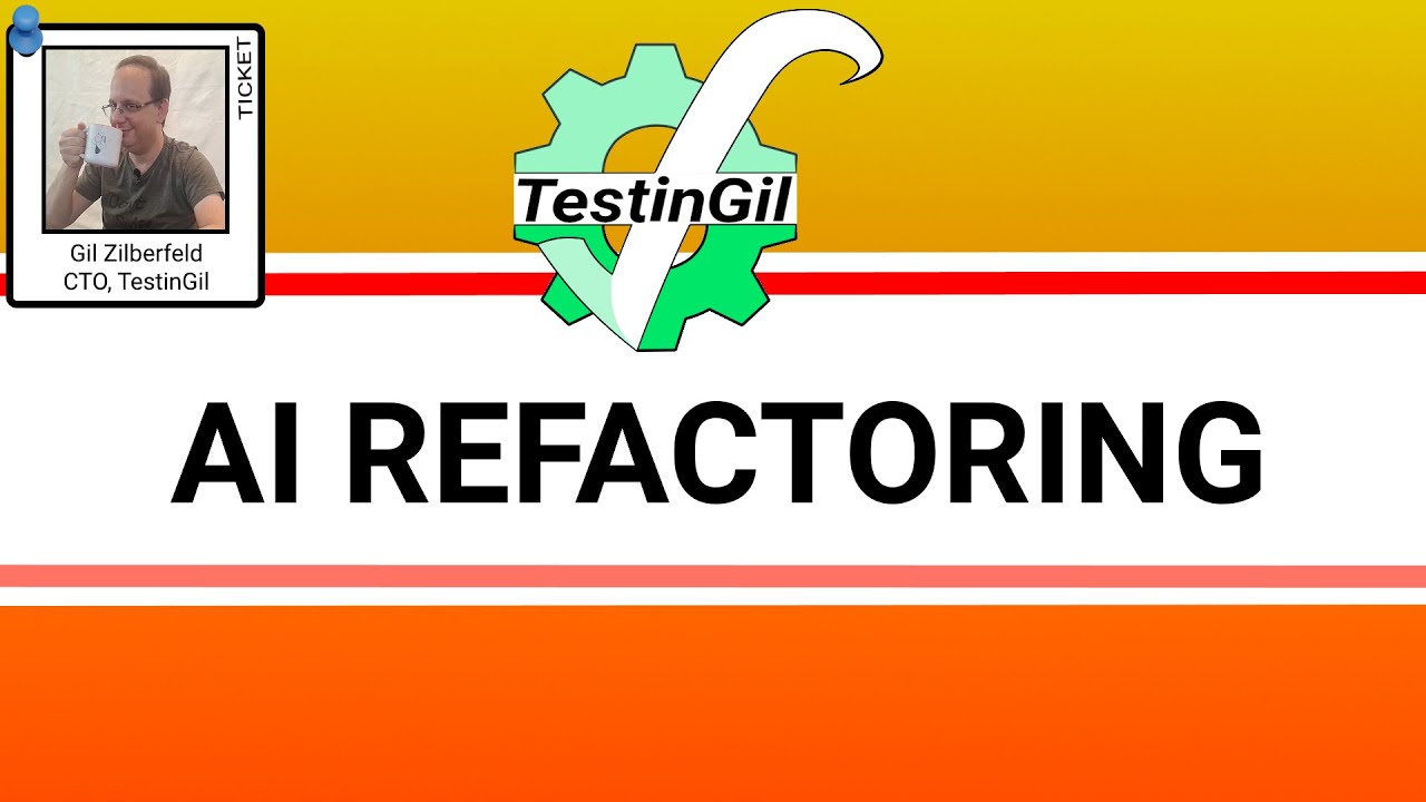 gil_zilberfeld's tweet card. Refactoring - Using AI