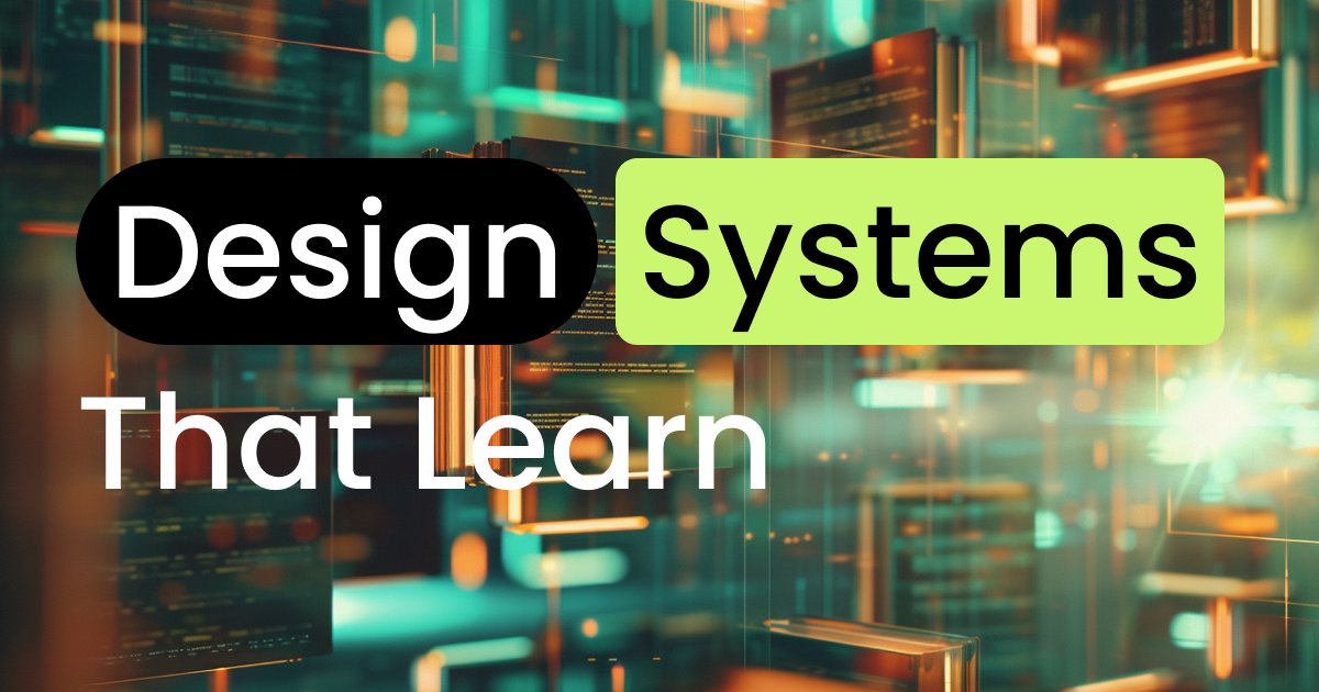 rydarashid's tweet card. Discover how AI transforms static design systems into adaptive, self-learning platforms that detect pattern drift and maintain consistent, intelligent design across enterprise workflows.