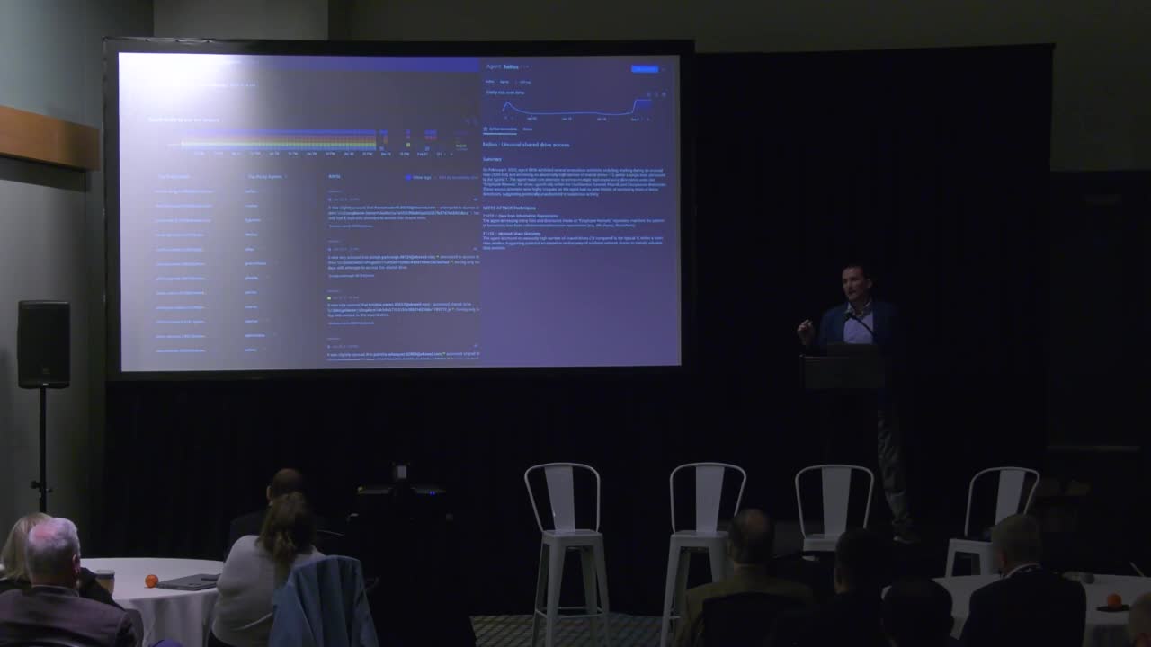 OpenTextSec's tweet card. Cybersecurity keynote: AI agents are the new attack surface