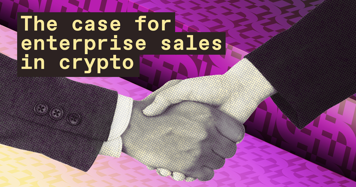 cosm0web3's tweet card. The case for enterprise sales in crypto - a16z crypto