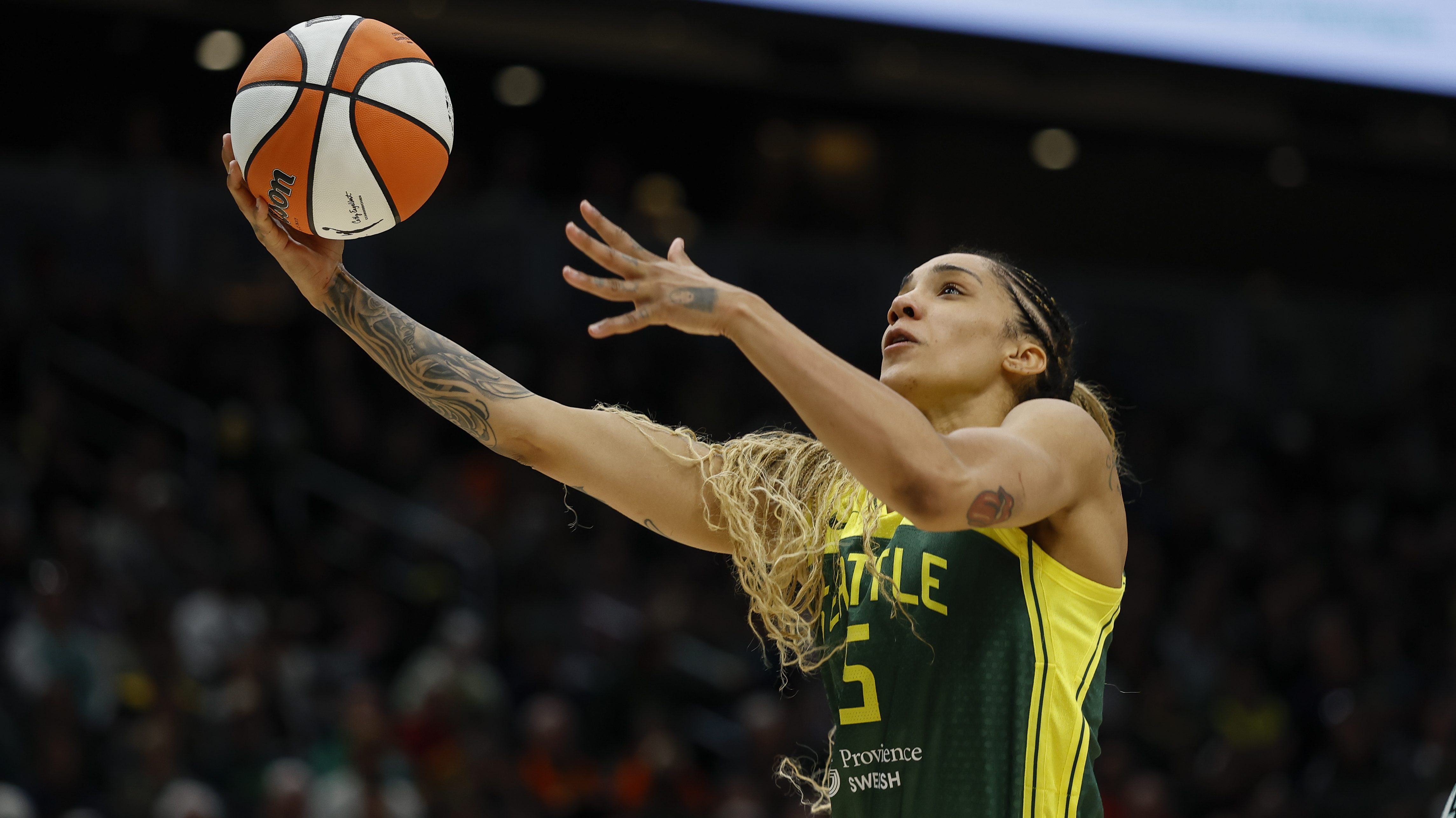NothingButFR's tweet card. When looking at Seattle Storm forward Gabby Williams’ pro basketball career to date, the 2021 WNBA season marks an inflection point – despite Williams not having logged a single minute played. ...