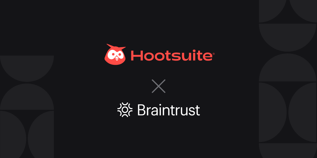 usebraintrust's tweet card. Discover how Hootsuite secured a key hire in just 18 days with Braintrust, setting them up for success in 2025 and beyond.