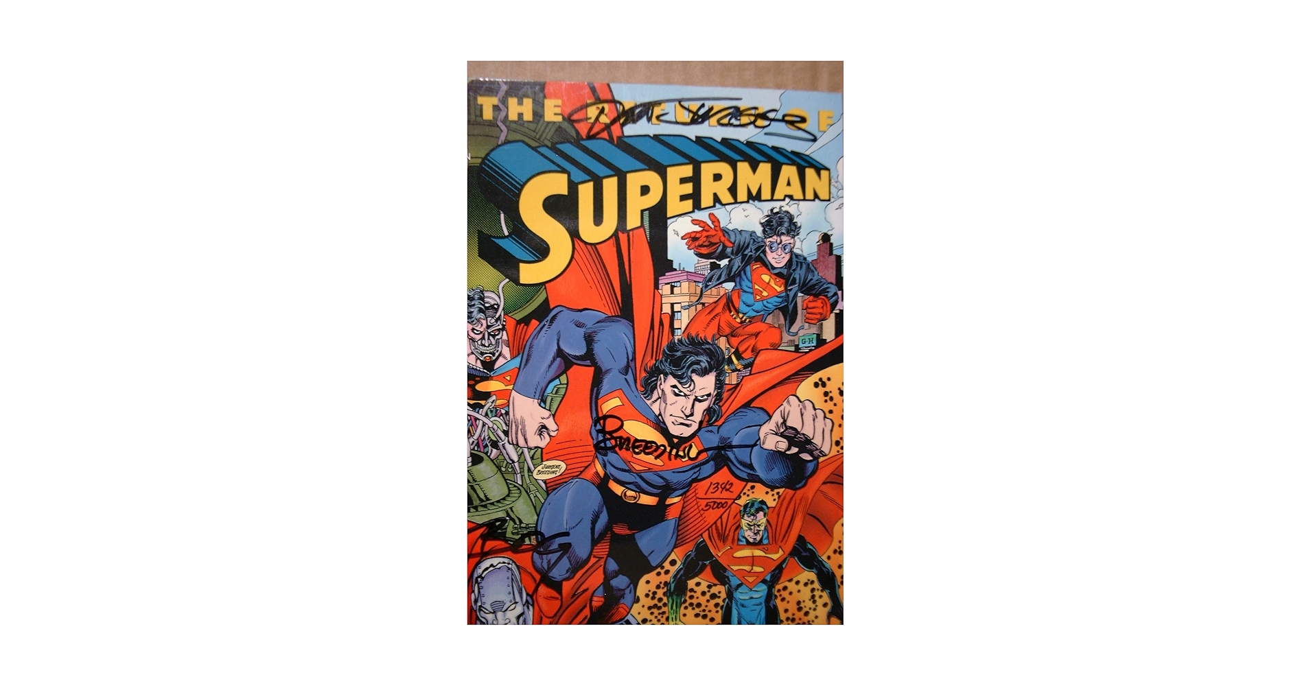 travels007's tweet card. Taking place after the WORLD WITHOUT A SUPERMAN storyline, this book features the first appearance of four new heroes as well as Superman's return from the dead. Looking to fill the void after the...