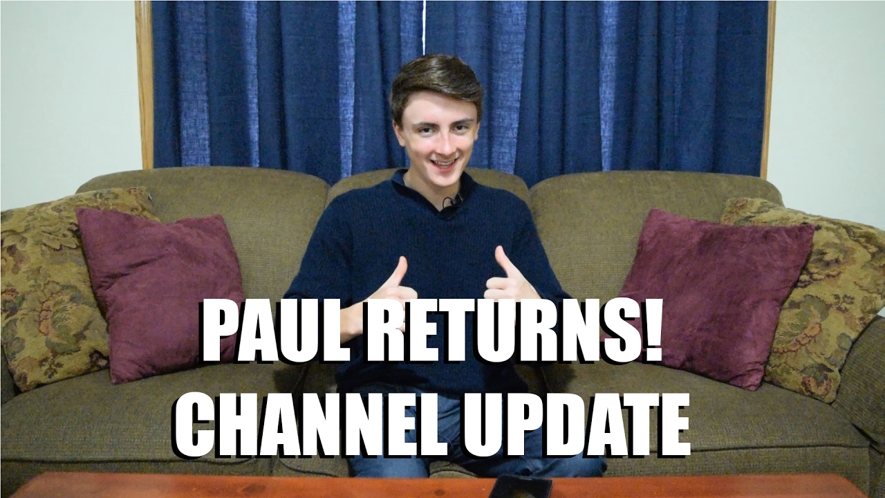 PaulDoesTech's tweet card. Paul Returns! Febuary 2017 Update Video