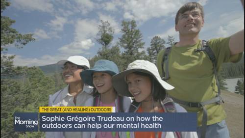 get_reconnected's tweet card. Sophie Grégoire Trudeau discusses the benefits of the great outdoors...