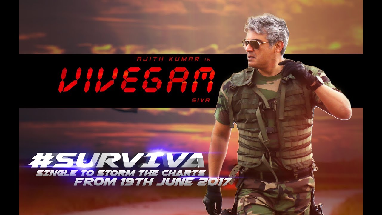 anirudhofficial's tweet card. Vivegam - Surviva Song Teaser | Ajith Kumar | Anirudh Ravichander |...
