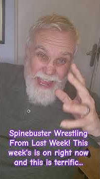 worldwearyguy's tweet card. Spinebuster Wrestling From Last Week! This week's is on right now and...
