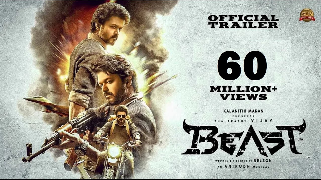 actorvijay's tweet card. Beast - Official Trailer | Thalapathy Vijay | Sun Pictures | Nelson |...