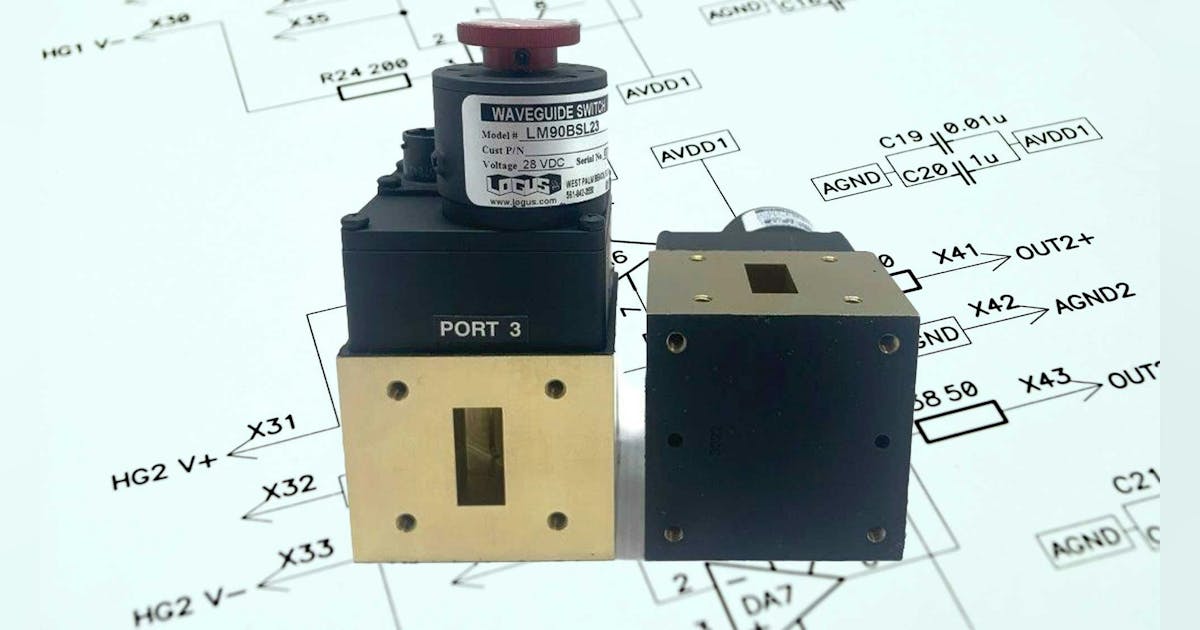 MicrowavesRF's tweet card. With up to four indicator circuits or inhibits and alternatives to traditional latching actuation types, this WR90 waveguide switch can serve multiple use cases.