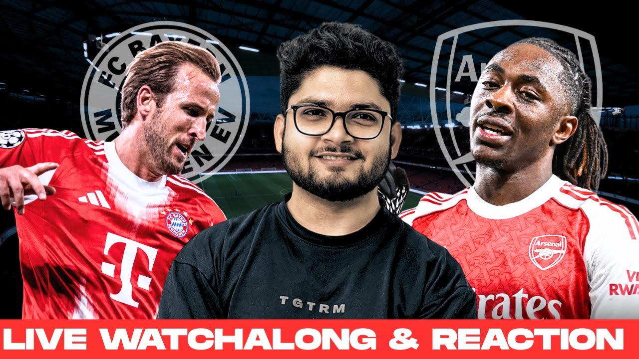 _onemufc's tweet card. Arsenal vs Bayern Munich Live Reaction & Watchalong