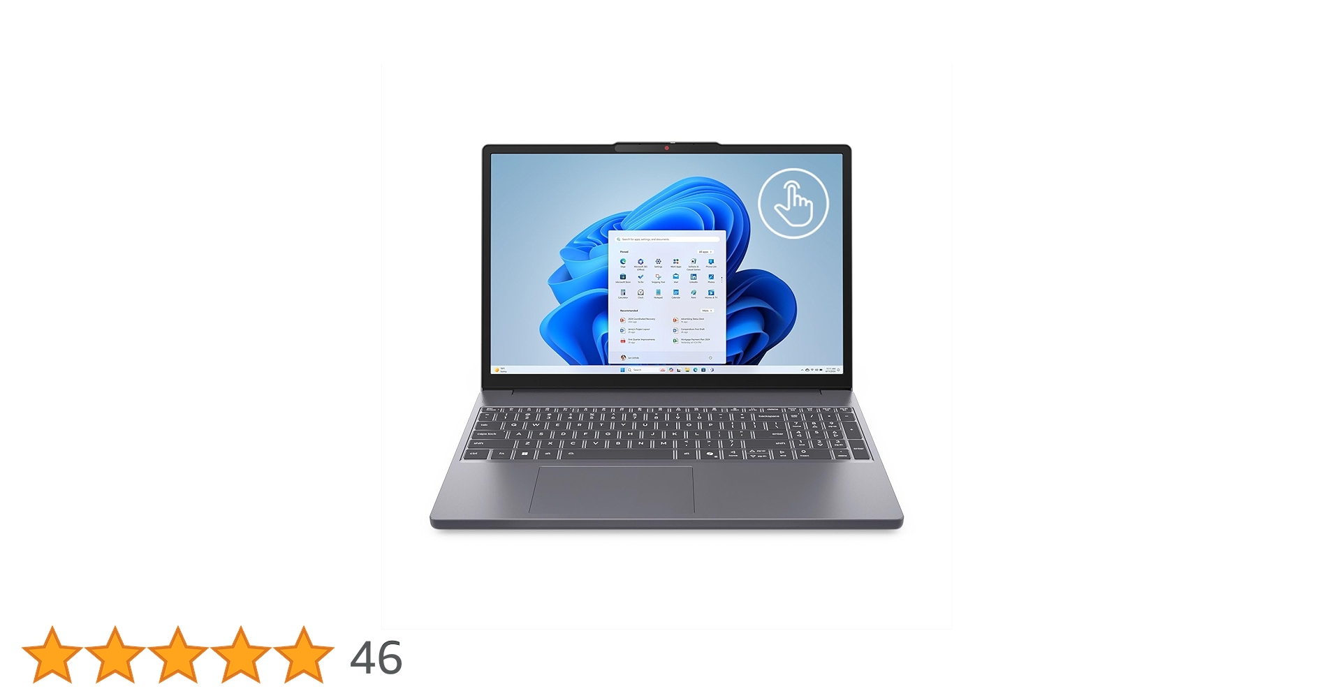 PromoAchados's tweet card. Notebook Lenovo Ideapad Slim 3i i5-13420H, 8GB, 512GB SSD, Tela 15,3" FHD Touch, W11