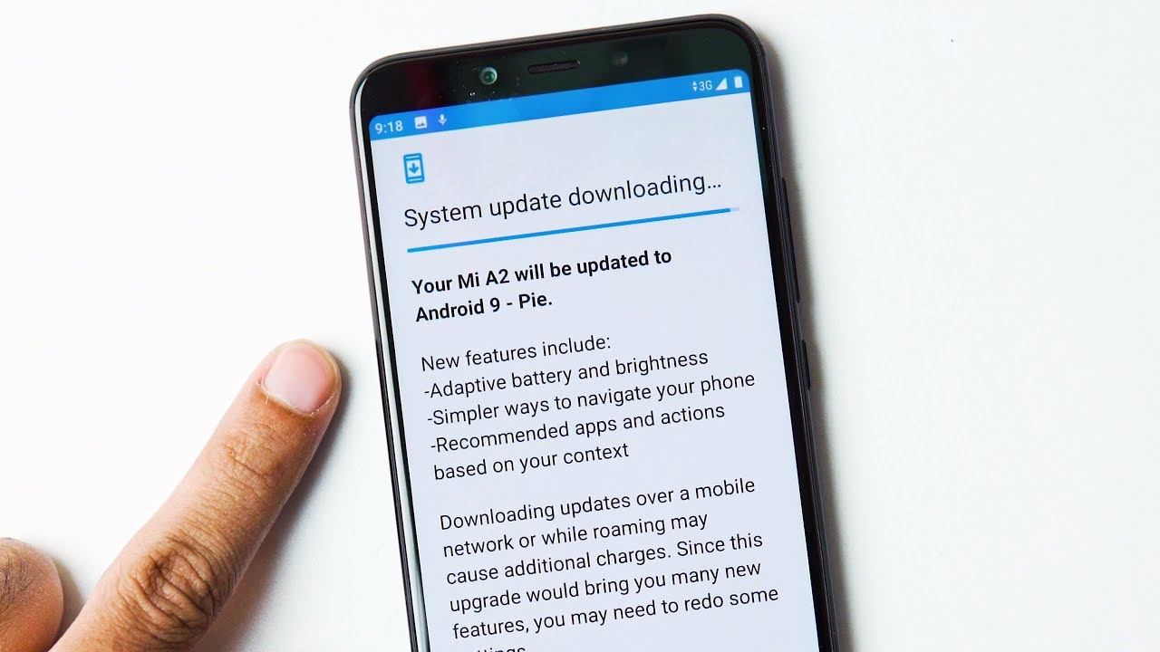 TechRapt's tweet card. Xiaomi Mi A2 : Android Pie OTA Update Globally Out w/ December...
