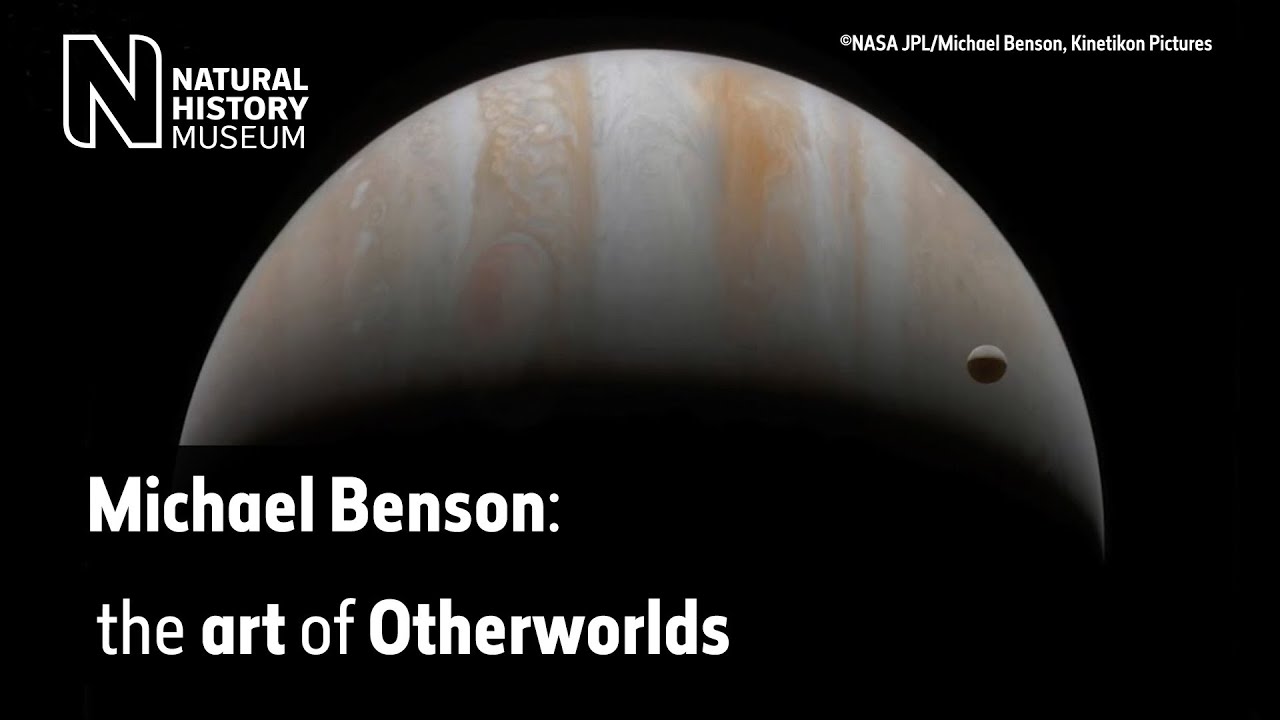 parallel__self's tweet card. Michael Benson: the art of Otherworlds | Natural History Museum