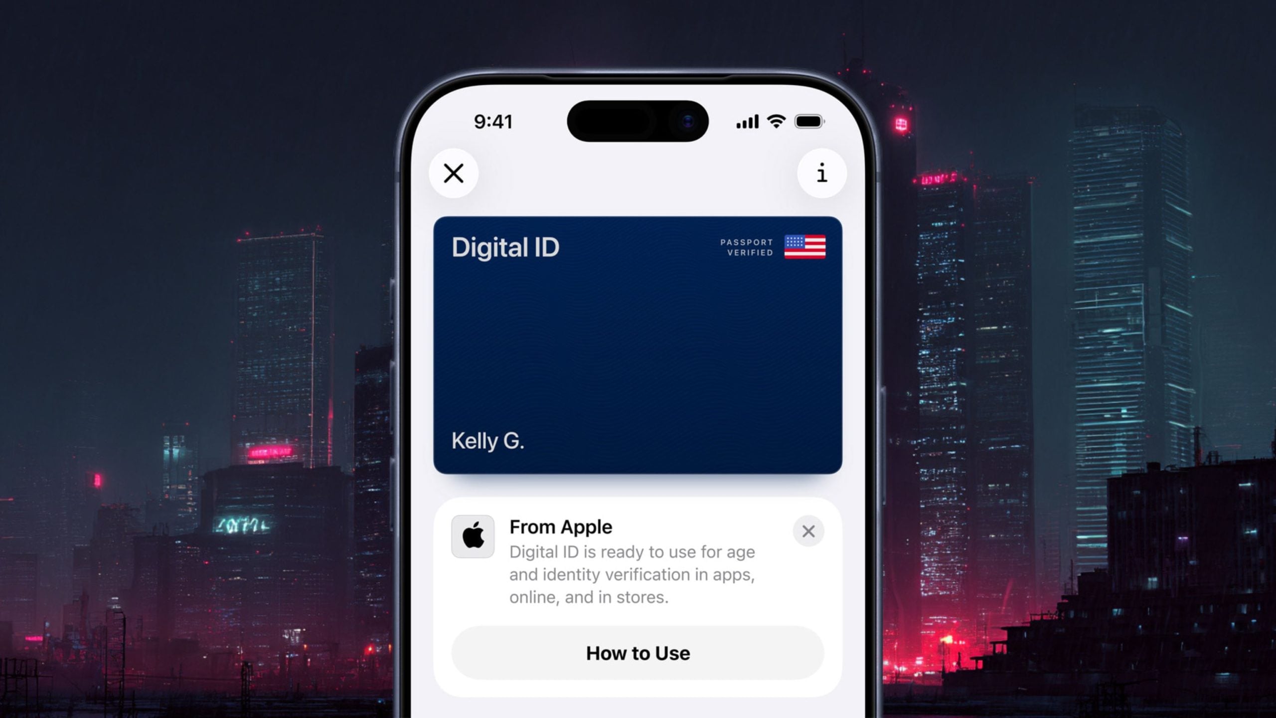 ReclaimTheNetHQ's tweet card. By turning identification into a tap, Apple edges the iPhone closer to becoming a passport for everyday life.