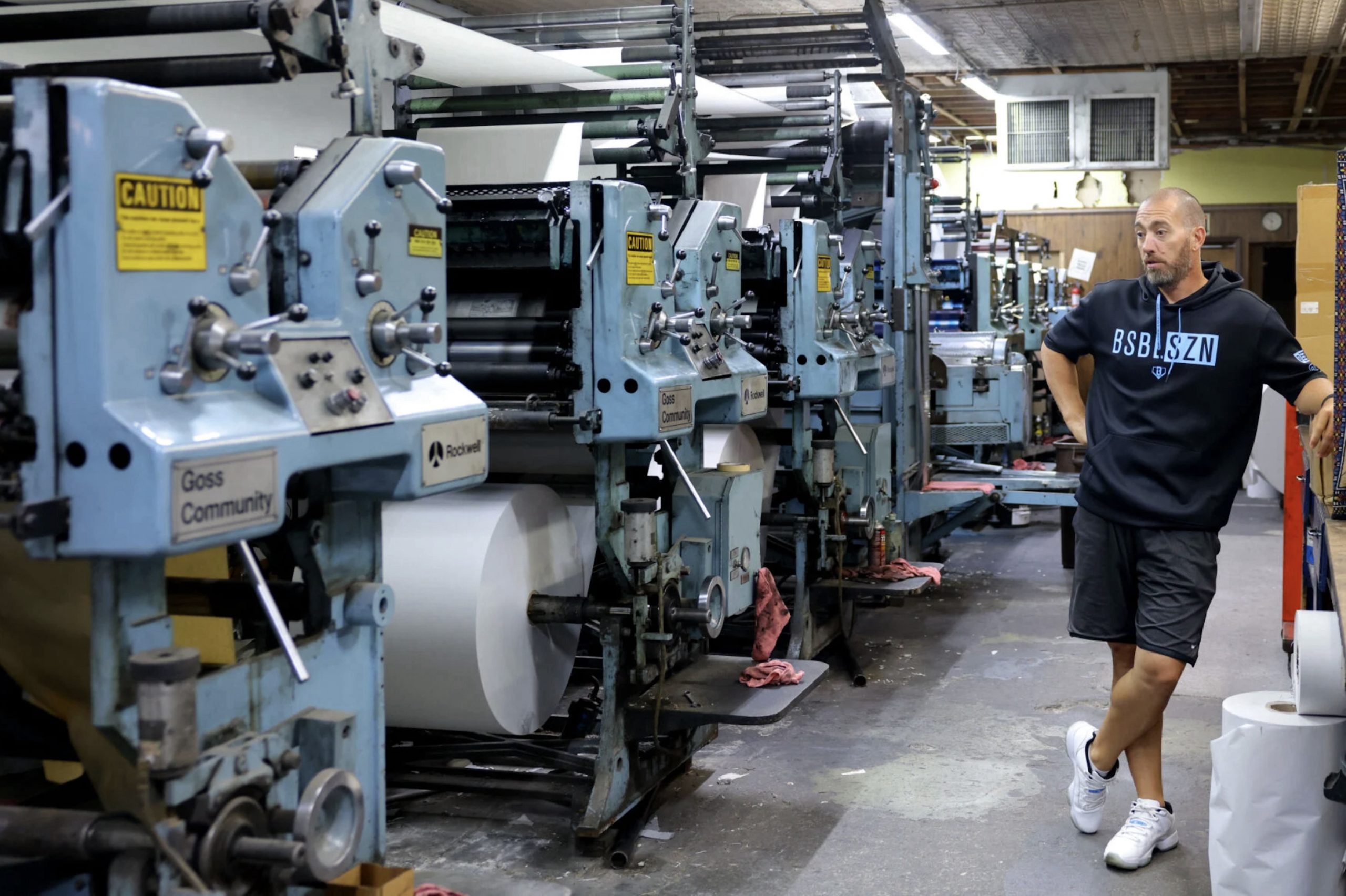 GretchenAPeck's tweet card. Overjoyed newsroom staff in communities across Wyoming are back on the job with pay after corporate closure laid off 30 employees.