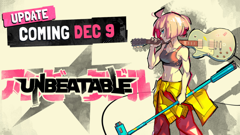 dcellgames's tweet card. Hi! UNBEATABLE was supposed to come out tomorrow! That’s a scary sentence. Here’s a worse one: UNBEATABLE will now release on December 9.  I hate that I have to say this. There’s no way to apologize...