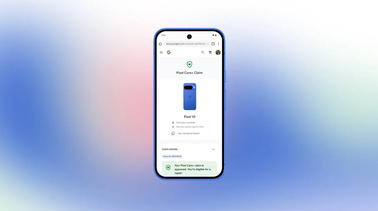 Google's tweet card. Learn more about Google’s new flagship device protection program, Pixel Care+.