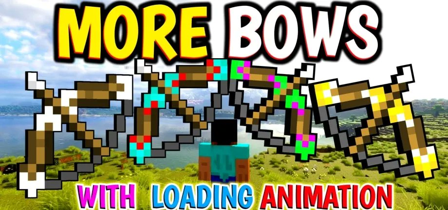 modbay_feed's tweet card. Upgrade your archery skills with More Bows! 🏹 This addon adds cool custom bows to Minecraft Pocket/Bedrock Edition.📱🌍