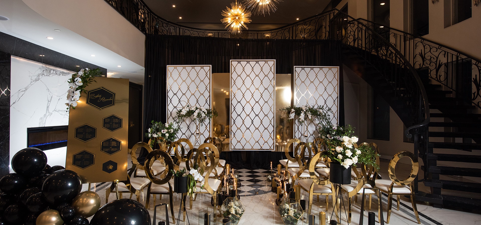 EventSourceCA's tweet card. A banquet hall is a popular choice for a wedding venue. And with good reason! They're a great option for couples who have a large wedding guest list and are also planning to host their celebration in...