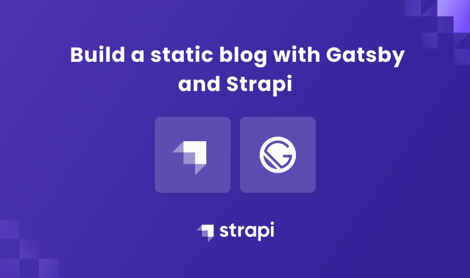 strapijs's tweet card. This tutorial will show you how to build a blog using Gatsby 4 for the frontend and Strapi as the backend.