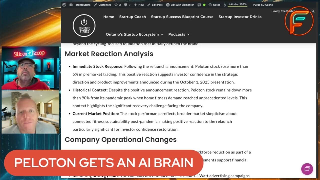 Flowgrammers's tweet card. Peloton’s AI Reboot: Will It Save Home Fitness or Just a Gimmick?