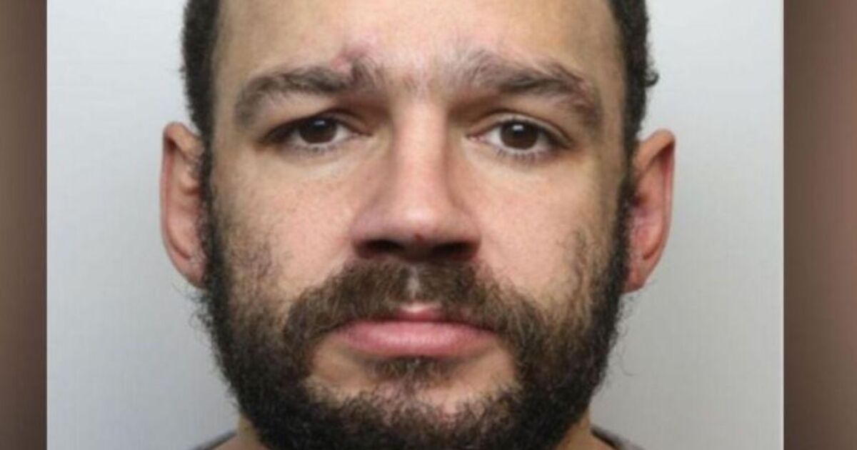 WGvardia8416's tweet card. The violent rapist locked the victim in his home while he went shopping with her bank card.