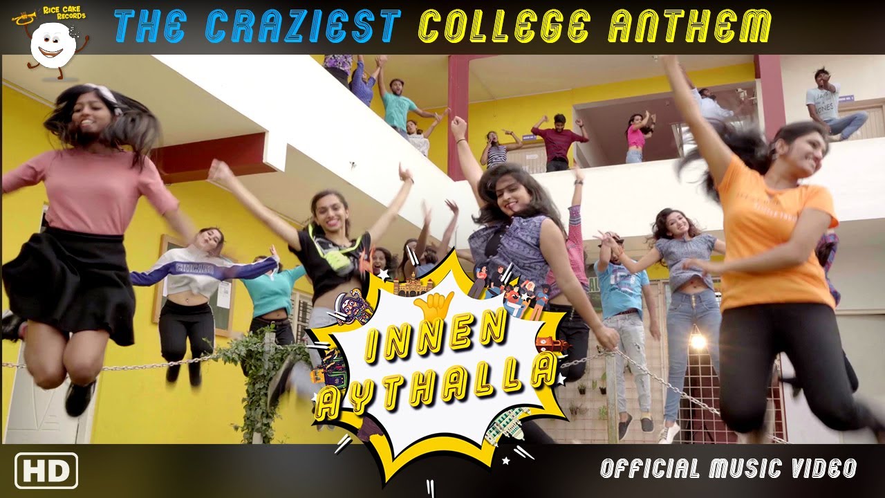 RiceCakeRecords's tweet card. INNEN AYTHALLA (College Anthem) Kannada 2020 | Zubin Paul | Emcee...