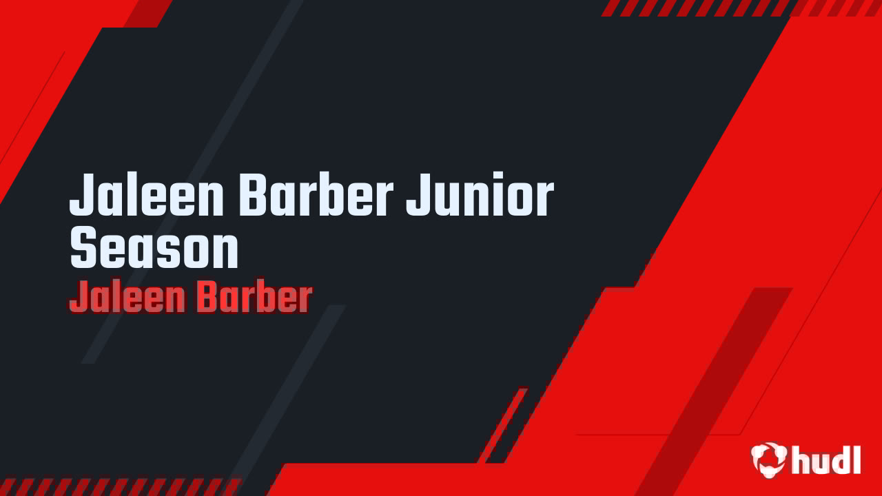jaleen_barber's tweet card. Jaleen Barber Junior Season