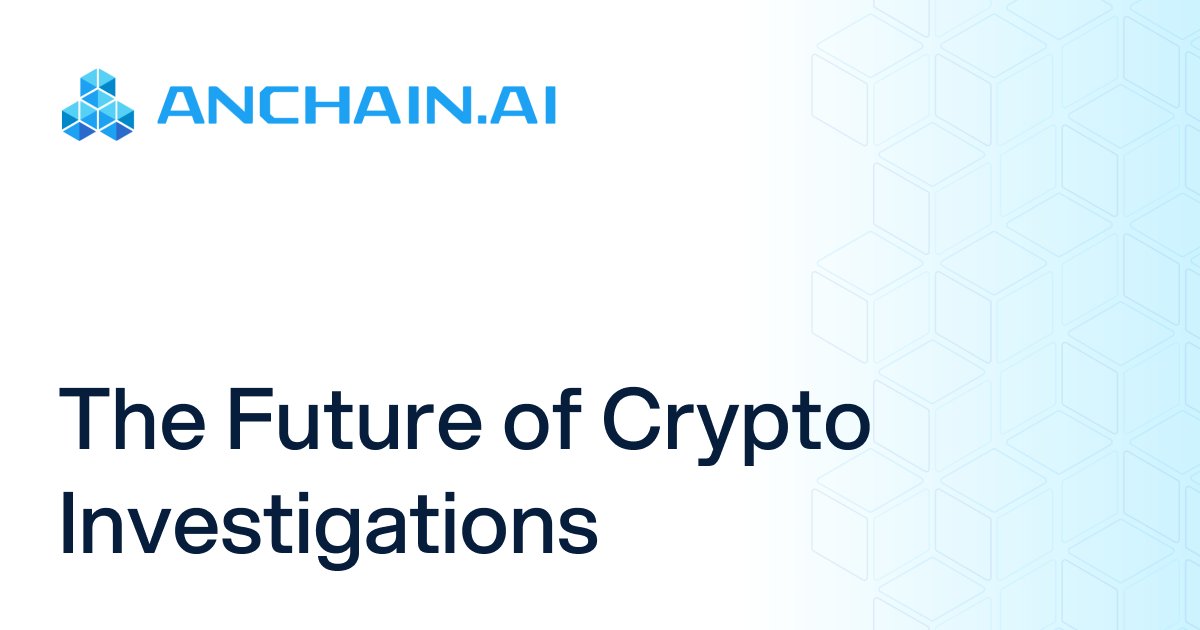 wiseadvicesumit's tweet card. AnChain.AI are experts in AML compliance, cryptocurrency investigations, smart contract audit and Pentest. Trusted by global financial regulators, and Fintech companies: cryptocurrency VASP, stable...