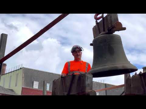 michaelgant's tweet card. Bell Extraction at All Saints Church, Stranton, Hartlepool