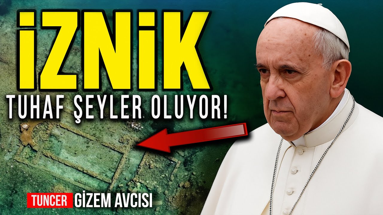 manalbant's tweet card. DÜNYANIN GÖZÜ İZNİK'TE! TUHAF ŞEYLER OLUYOR! PAPA ve DAHA FAZLASI